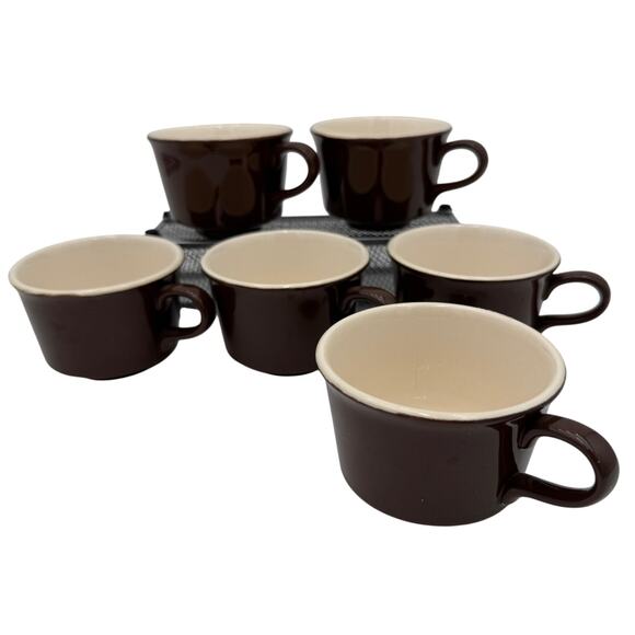 Vintage Sugar, Creamer, & 6 Mugs Coffee Cups in Casa Del Sol by Royal (USA) - Picture 5 of 8